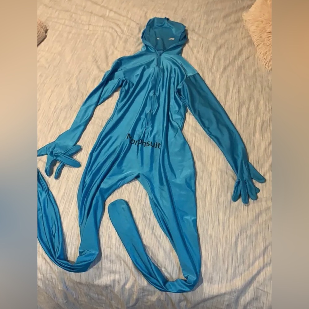 Halloween costume Morphsuit in blue